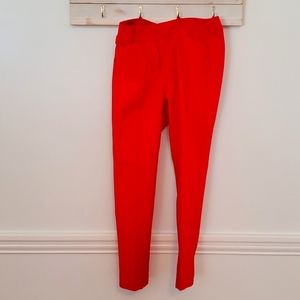 Red dress pants